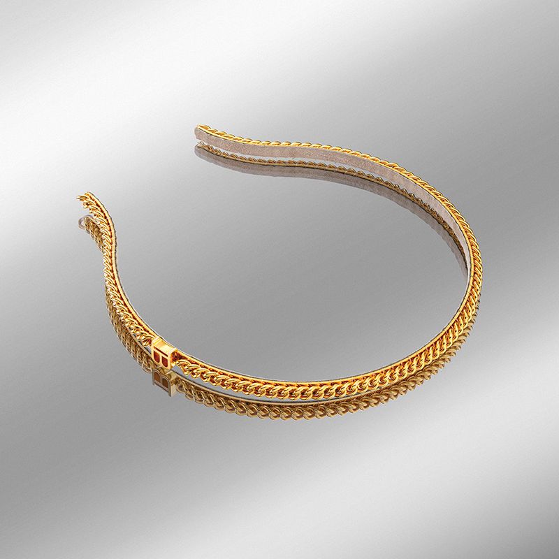 Pont Des Arts Headband Small Gold Chain