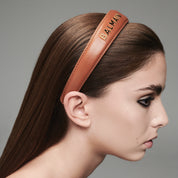 Riviera Headband Cognac Large