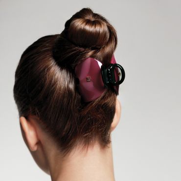 Limited Edition Pince à Cheveux Imperiale Velvet Burgundy C1 25