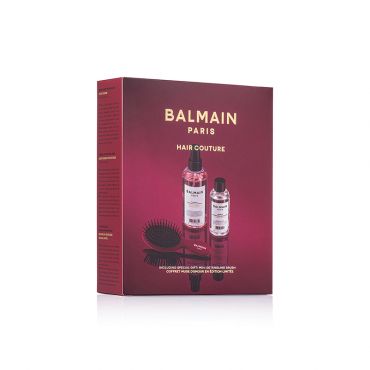 Limited Edition Muse D'Amour Set (Argan Elixir, Thermal Protection Spray, Mini Detangling Spa Brush Plum)