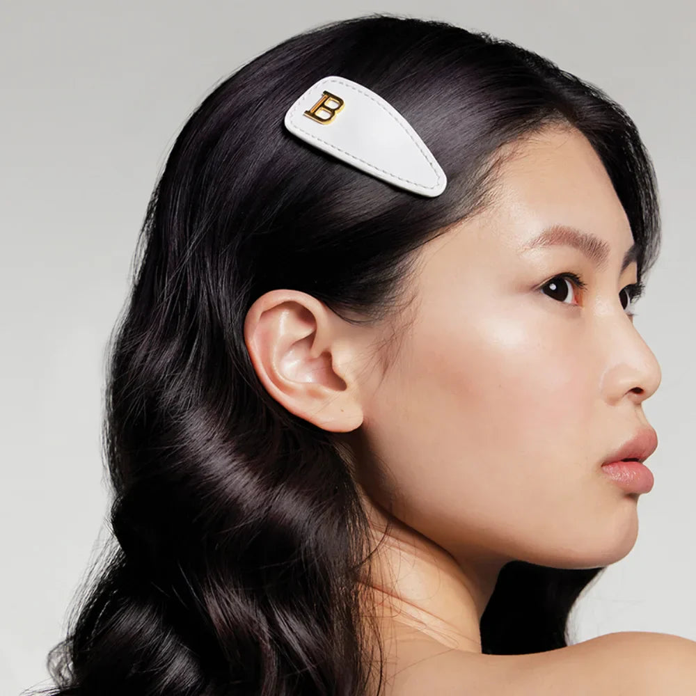 Limited Edition Printemps Leather Snap Hair Clip