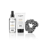 Riviera Moisture Set: Leave-in Spray, Moisturizing Styling Cream, Limited Edition Scrunchie
