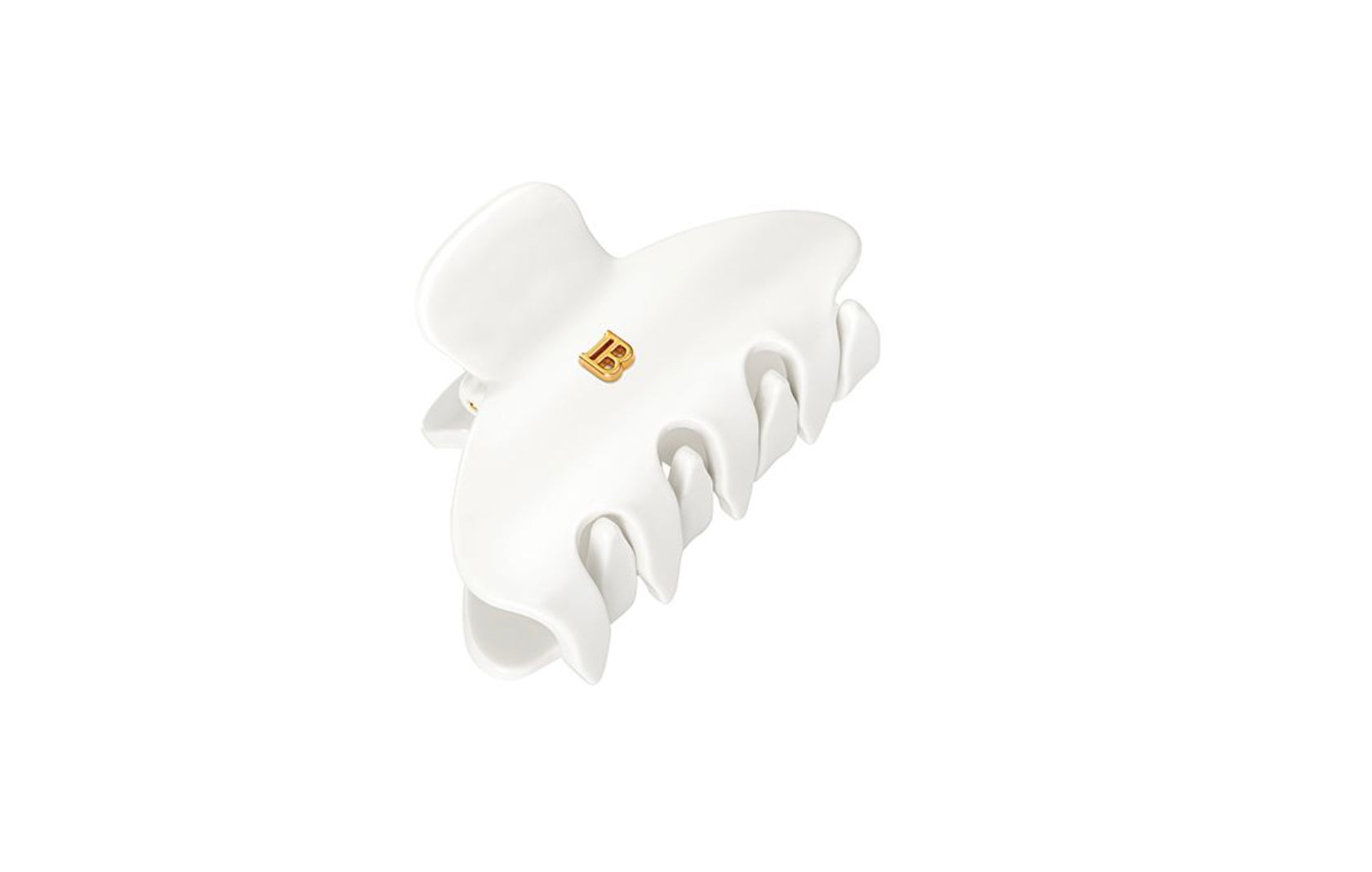 Cellulose Acetate Pince à cheveux Small White